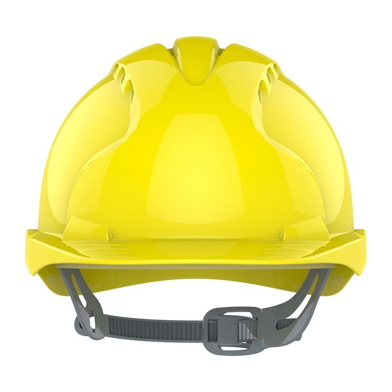 Casque chantier ventilé avec visière blanc bleu norme 397 homme femme