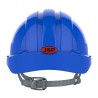 Casque chantier ventilé avec visière blanc bleu norme 397 homme femme Casque chantier ventilé avec visière blanc bleu norme 397 homme femme