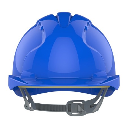 Casque chantier ventilé avec visière blanc bleu norme 397 homme femme Casque chantier ventilé avec visière blanc bleu norme 397 homme femme