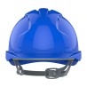 Casque chantier ventilé avec visière blanc bleu norme 397 homme femme Casque chantier ventilé avec visière blanc bleu norme 397 homme femme