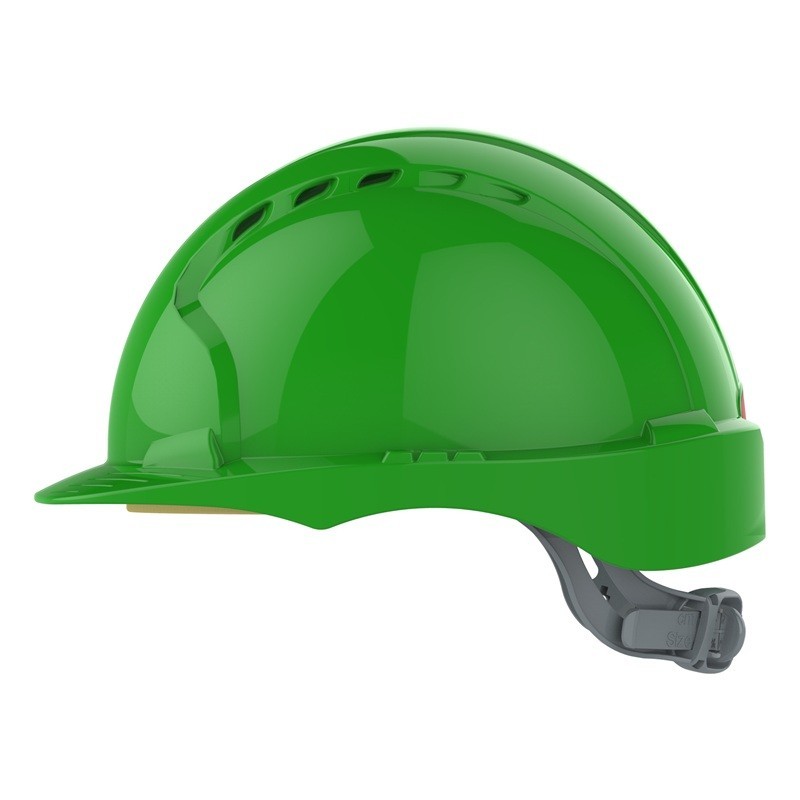 Casque chantier ventilé avec visière blanc bleu norme 397 homme femme