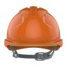 Casque chantier ventilé avec visière blanc bleu norme 397 homme femme Casque chantier ventilé avec visière blanc bleu norme 397 homme femme