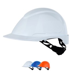 Casque chantier ABS 8 points fixation non aéré électriquement isolant