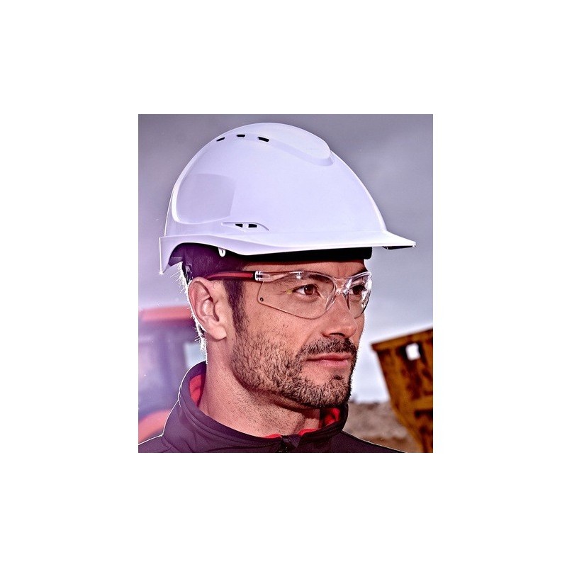 Casque de chantier ABS 8 point de fixation modèle aéré FORCE Singer