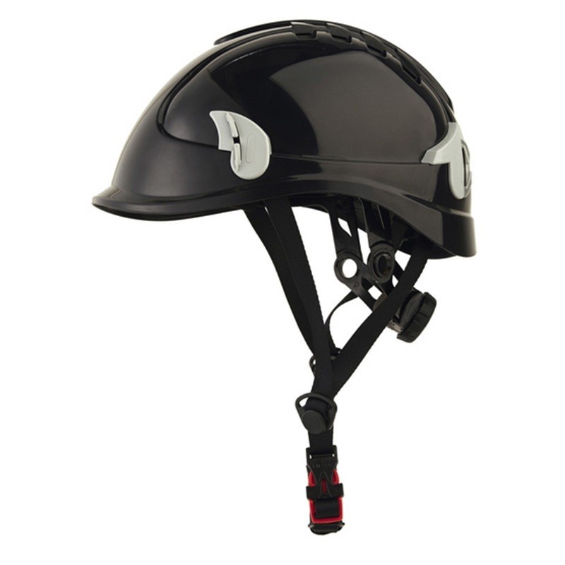Casque monteur Ventilé ALPIN avec jugulaire et attaches lampe frontale