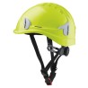 Casque monteur Ventilé ALPIN avec jugulaire et attaches lampe frontale