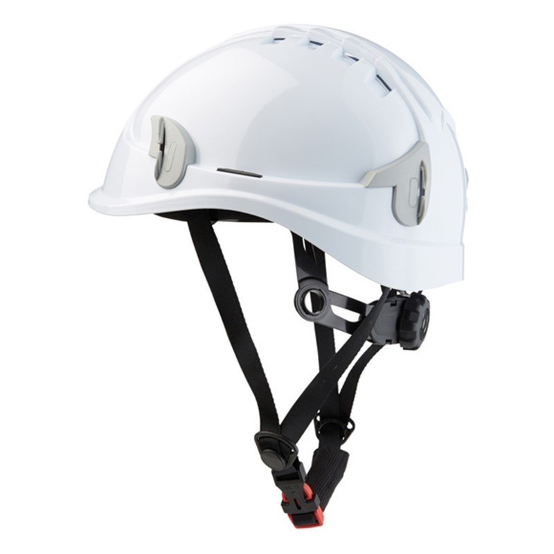 Casque monteur Ventilé ALPIN avec jugulaire et attaches lampe frontale