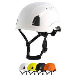 Casque ventilé HIMA avec jugulaire pour alpiniste & industrie - SINGER