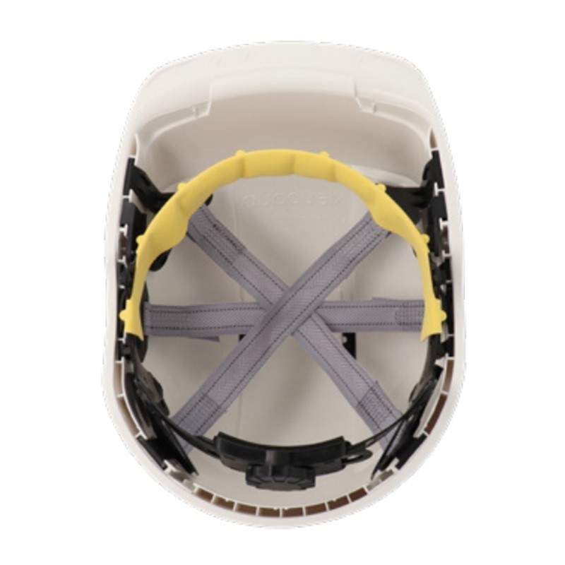 Casque de chantier IRIS2 avec aération réglable et lunettes intégrées