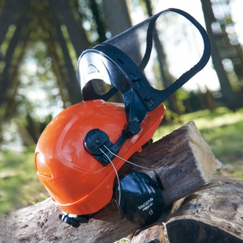 Kit forestier FOREST1 SINGER : casque ventilé, anti-bruit, visière