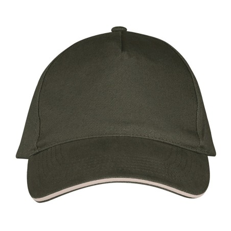 Casquette 5 panneaux, visière bicolore – LONG BEACH de SOL'S Casquette 5 panneaux, visière bicolore – LONG BEACH de SOL'S