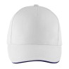 Casquette 5 panneaux, visière bicolore – LONG BEACH de SOL'S Casquette 5 panneaux, visière bicolore – LONG BEACH de SOL'S