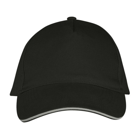 Casquette 5 panneaux, visière bicolore – LONG BEACH de SOL'S