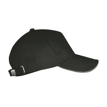 Casquette 5 panneaux, visière bicolore – LONG BEACH de SOL'S