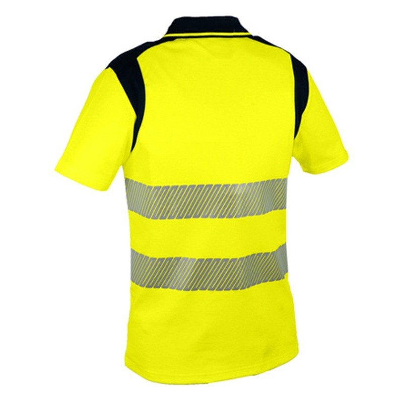 Polo Haute Visibilité POLMA & POLMO - SINGER, 2 Bandes Segmentées