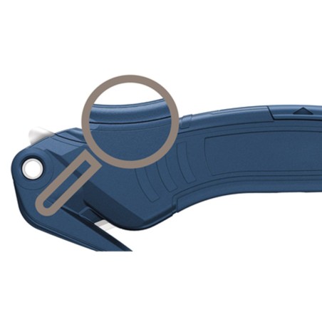 Couteau de sécurité SECUMAX 320 MDP, lame protégée + ergot métal Couteau de sécurité SECUMAX 320 MDP, lame protégée + ergot métal