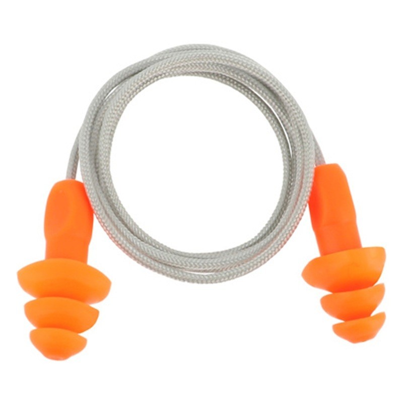 Bouchons d’oreille SNR 32 dB avec cordon – Boîte 200 paires HGB25C200