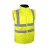 Gilet haute visibilité sans manche après retrait manches longues