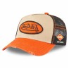 Vue de face casquette Trucker SUMMER Von Dutch personnalisée avec logo entreprise