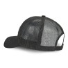 Vue arrière avec filet mesh de la casquette Trucker LOFB Noire