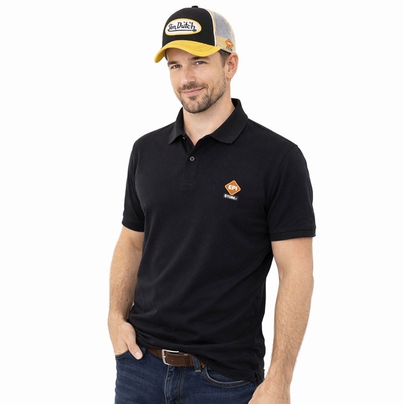 Homme avec Casquette Trucker COLORS Jaune de VON DUTCH Personnalisée