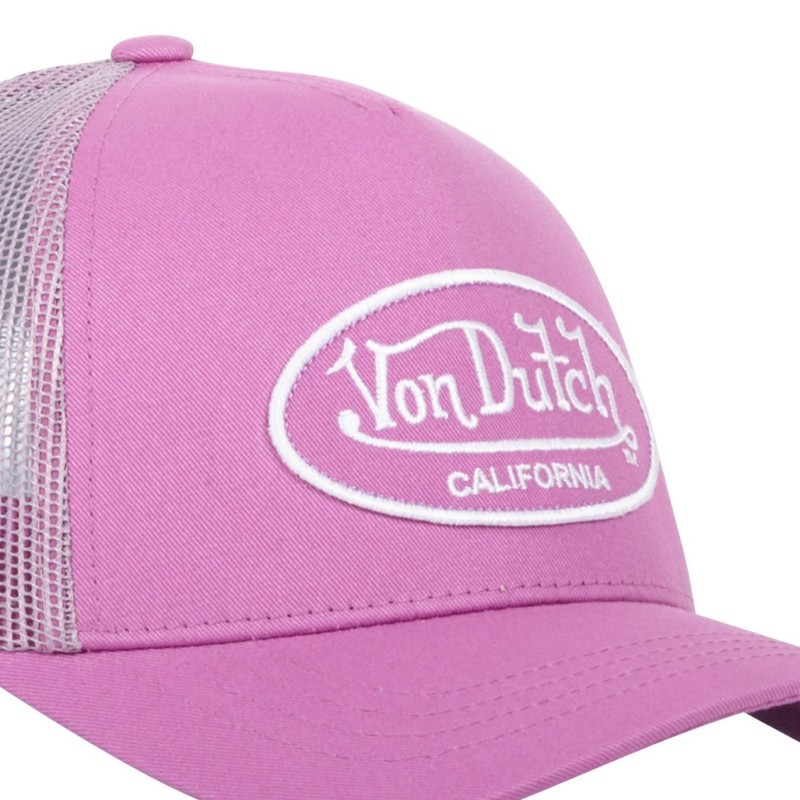 Ecusson Casquette Trucker CLASSIC Von Dutch personnalisable rose