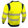 sweat haute visibilité jaune Singer SWITA bandes rétro-réfléchissantes segmentées vue dos