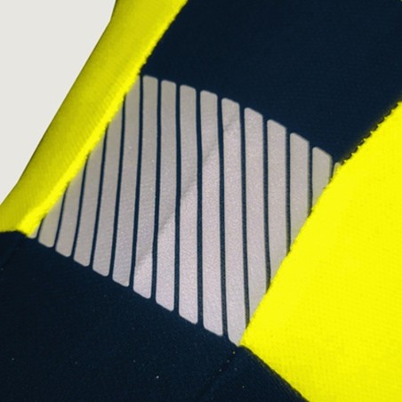 détail bandes réfléchissantes segmentées sweat haute visibilité Singer