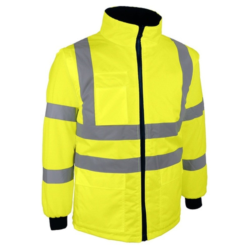 Blouson haute visibilité jaune manches polaire amovibles VEROME Singer