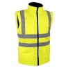 Gilet haute visibilité jaune sans manches VEROME Singer