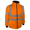 Blouson haute visibilité orange manches polaire amovibles VEROMO Singer