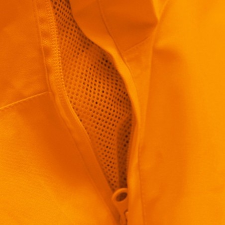 Aération sous les bras de la veste coupe-vent orange VENISO Singer