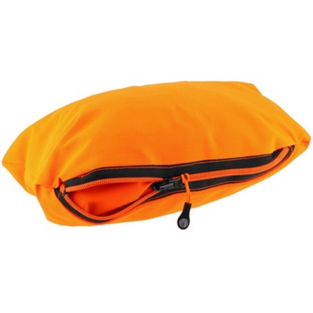 Veste coupe-vent à visibilité améliorée enroulable dans la poche droite