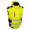 Gilet haute visibilité jaune sans manches BRAVA Singer
