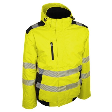 Blouson haute visibilité jaune manches amovibles BRAVA Singer