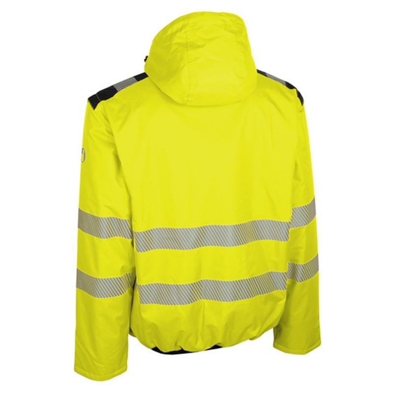 Dos blouson haute visibilité jaune BRAVA Singer