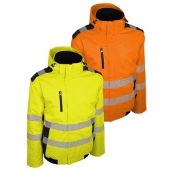 Blouson gilet haute visibilité 2 en 1 manches amovibles BRAVA BRAVO Singer Safety