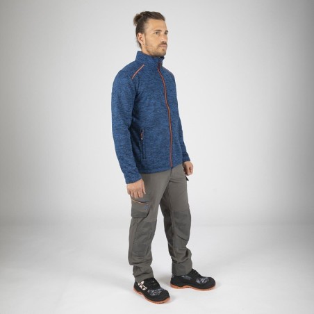 Gilet de travail Lenny North Ways porté bleu