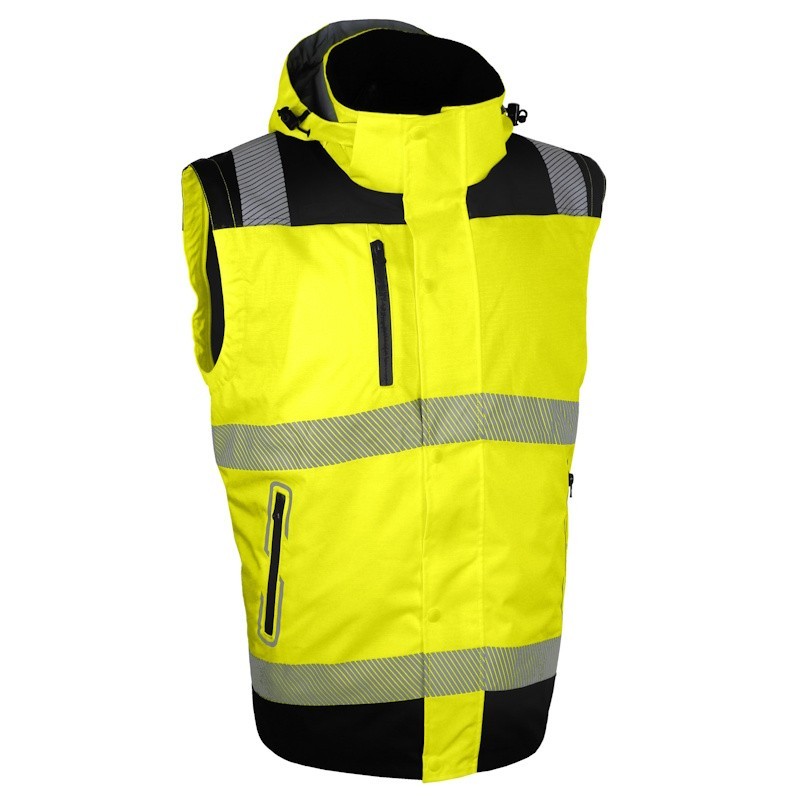 Gilet haute visibilité jaune sans manches VUELTA Singer