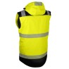 Dos gilet haute visibilité jaune VUELTA Singer