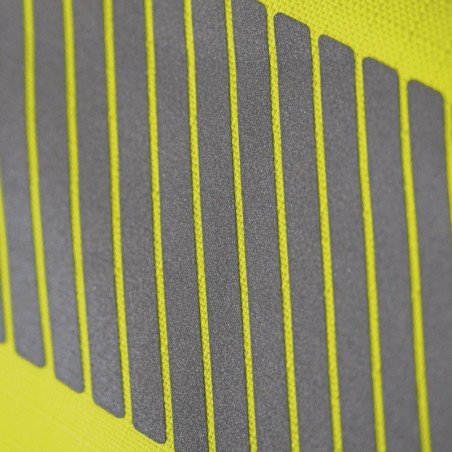 Bandes rétro-réfléchissantes du blouson haute visibilité jaune Singer