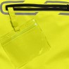 Porte badge transparent sur blouson haute visibilité jaune Singer