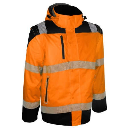 Blouson haute visibilité orange manches amovibles VUELTO Singer