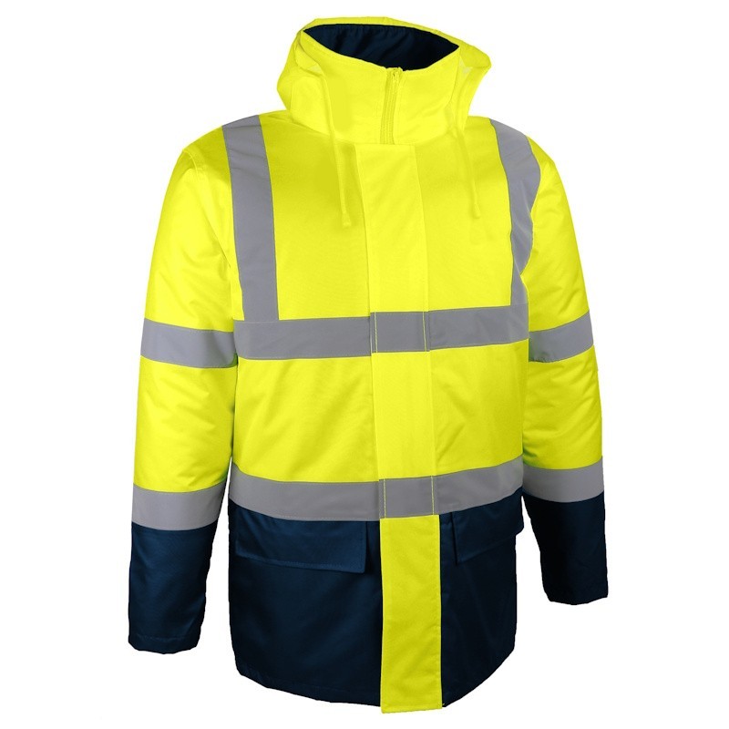 Parka jaune PARDA de Singer Safety haute visibilité doublure et rembourrage polyester