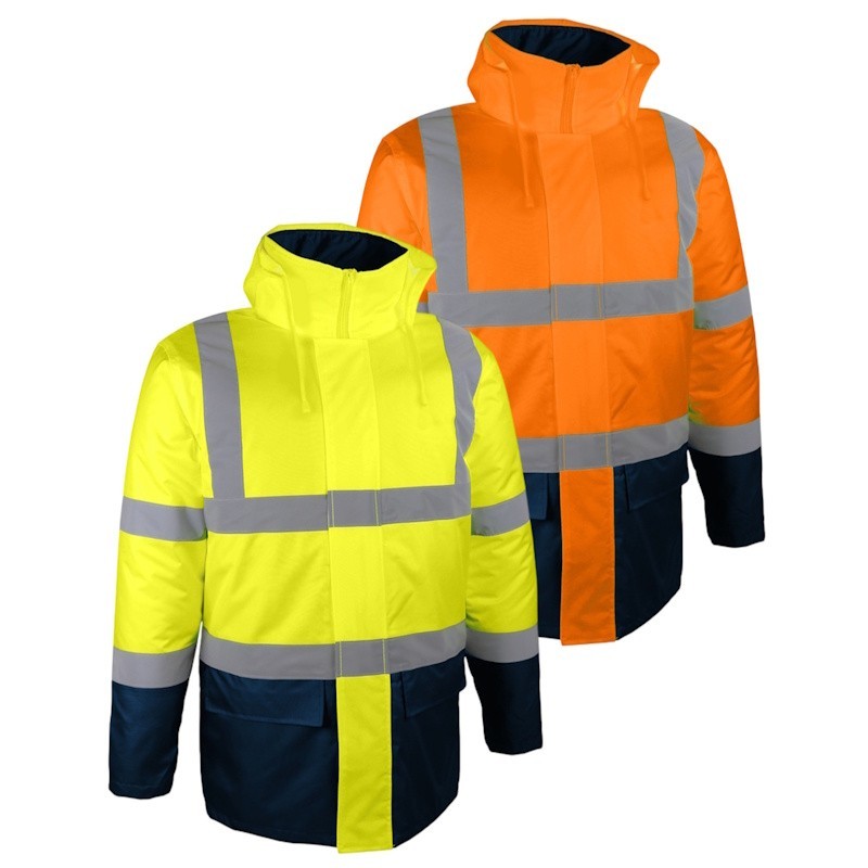 Parka haute visibilité jaune et orange PARDA et PRADO de SINGER