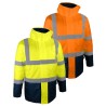 Parka haute visibilité jaune et orange PARDA et PRADO de SINGER