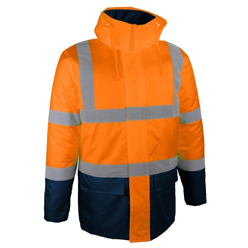 Parka orange PARDO de Singer Safety haute visibilité doublure et rembourrage polyester