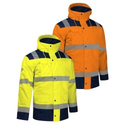 Parka haute visibilité 5 en 1 veste et manches amovibles PARIMA PARIMO Singer Safety
