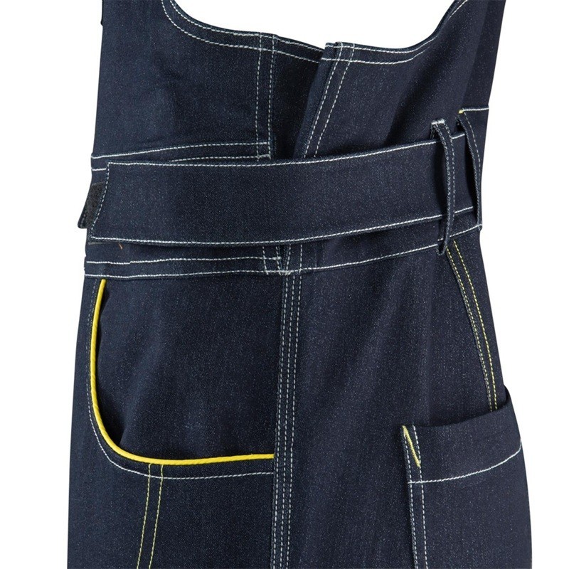 Détail ceinture et poche salopette de travail femme MANEA Nine Worths jean