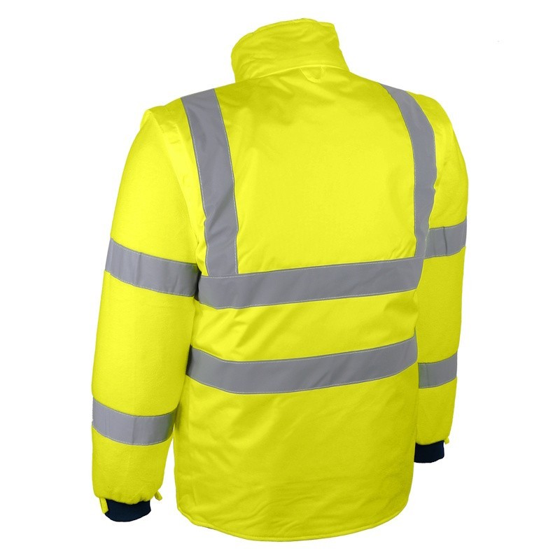 Dos veste haute visibilité jaune PIAMA Singer
